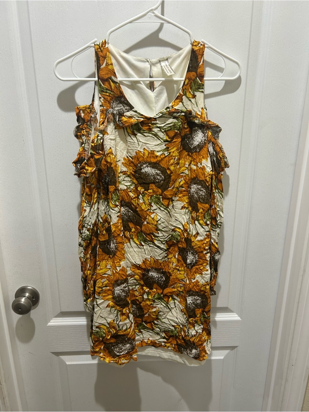 Giddy up Glamour Boutique sunflower dress S NWT